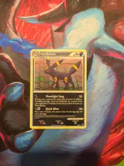Umbreon 10/90 Pokemon TCG Undaunted Non-Holo Card Vintage LP Vintage Ultra Rare - Image 1