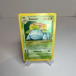 Pokemon Venusaur Base Set 2 018/130 Holo Rare Damaged HP English Card - Image 1