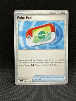 Pokemon TCG POKE PAD 198/217 Ascended Heroes Trainer Card - Image 1