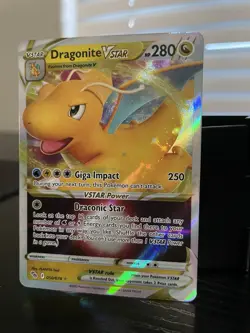 Pokemon TCG Dragonite VSTAR Holo Ultra Rare Card 050/078 NM Condition - Image 3