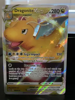 Pokemon TCG Dragonite VSTAR Holo Ultra Rare Card 050/078 NM Condition - Image 4