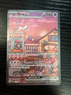 (Sealed) Mew EX 053 Scarlet & Violet 151 Promo Holo Pokemon TCG Card Near Mint - Image 1