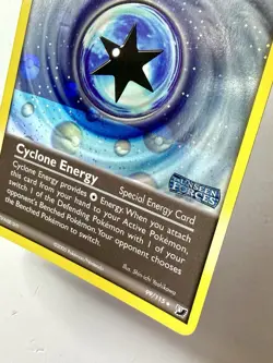 Cyclone Energy Unseen Forces 99/115 Reverse Holo Stamped Error Pokemon Card NM - Image 2