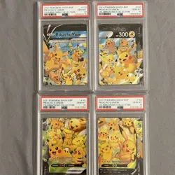 Pokemon Celebrations Pikachu V-Union Promo PSA 10 Lot of 4 Cards 2021 - Image 1