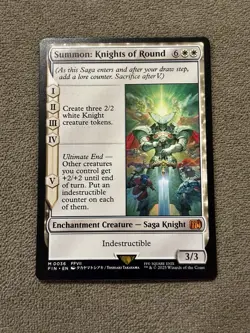 Summon: Knights of Round M 0036 Magic the Gathering Card Final Fantasy Regular - Image 1