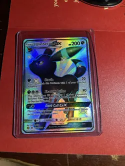 Pokemon Umbreon GX SV69/SV94 Hidden Fates Shiny Holo Rare GX Card - Image 1