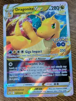 Pokemon TCG - Dragonite VSTAR - SWSH236 Black Star Promo Card - NEAR MINT - Image 1