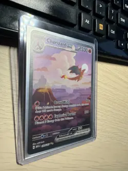 Pokemon TCG Charizard EX Scarlet & Violet Holo Ultra Rare Card NM 199/165 - Image 1
