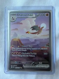 Pokemon TCG Charizard EX Scarlet & Violet Holo Ultra Rare Card NM 199/165 - Image 5