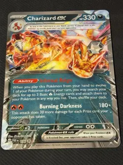 Charizard ex - 054/091 Promo Pokemon Lenticular Jumbo Card 3 - Image 1