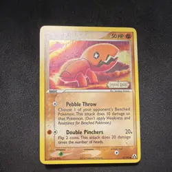 Pokemon Trapinch Regular Legend Maker Basic 50HP 67/92 2006 Card - Image 1