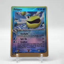 Pelipper Reverse Holo [NM-M] Ex Ruby & Sapphire Set - 19/109 Pokemon Card [2003] - Image 1
