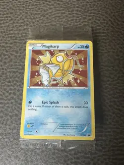 Pokemon TCG Magikarp XY Black Star Promos Holo Card XY143 Sealed - Image 1