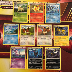 Pokemon Eeveelutions 10 card lot B&W Dark Explorers Umbreon 60, 61; Espeon++ NM - Image 1