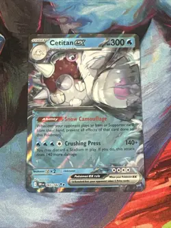 Pokemon TCG Cetitan ex 065/182 Destined Rivals Raw Card - Image 1