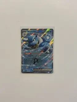 Blastoise EX 009/165 Scarlet Violet 151 Pokemon Card NM FAST SHIPPING english A - Image 1