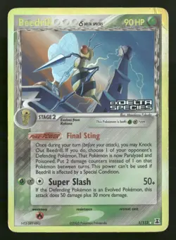 Beedrill - 1/113 - Holo Rare - Delta Species - Pokemon Card - HP - Image 1