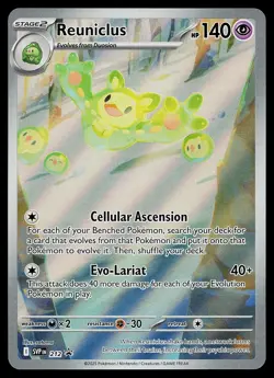 Pokemon Card - Reuniclus Scarlet & Violet Promo 212 Holo Illustration Rare - Image 1