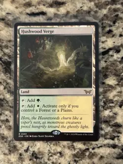 Hushwood Verge Duskmourn: House of Horror 261 NM R - Image 1