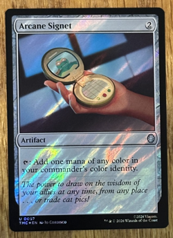 MTG Teenage Mutant Ninja Turtles Eternal-Legal, Arcane Signet - Surge Foil - Image 1