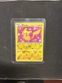 Pokemon Pikachu RC7/RC25 Reverse Holo Legendary Treasures Radiant Collection LP - Image 1