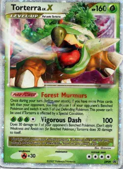 Pokemon TCG Torterra LVX DP09 DP Black Star Promos Holo D - Image 1