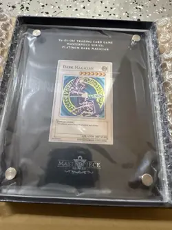 Yugioh Trading Card Game- Platinum Dark Magician Masterpiece Series 924/1000 - Image 1