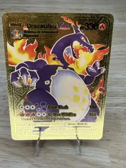 Pokemon FAN ART Dracaufeu VMAX Full Art Holo Shining Fates 107/122 - Image 2