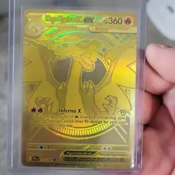 Mega Charizard X EX 130/094 Phantasmal Flames Mega Hyper Rare Holo Pokemon Card - Image 1