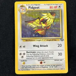 Pokemon TCG Pidgeot Jungle 8/64 Holo Unlimited Holo Rare - Vintage WOTC - Image 2