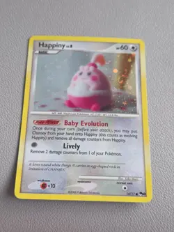 Pokemon TCG Happiny Pop Series 8 14/17 Common LP Holo - Image 1