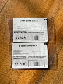 2 x Pokemon Gengar with Swirl 050/088 EB Games Stamped Promo Sealed - Image 3