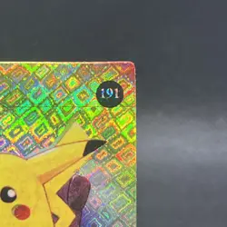 1998 Pokemon Pikachu Vintage Pocket Monsters Vending HOLO Prism Sticker #191 - Image 3