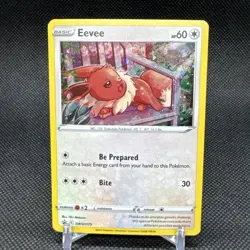 Eevee SWSH175 Promo SWSH Black Star Pokemon LP - Image 1