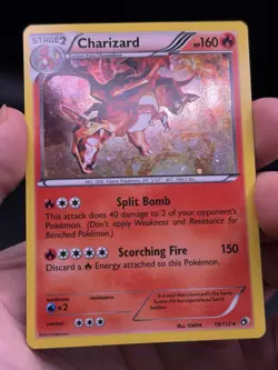 Charizard 19/113 Legendary Treasures Cosmos Holo Rare Pokemon English Promo LP - Image 3