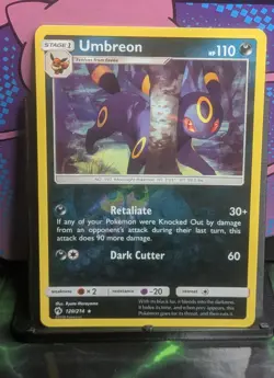Pokemon Umbreon 120/214 - SM Lost Thunder - Reverse Holo - NM - Image 1