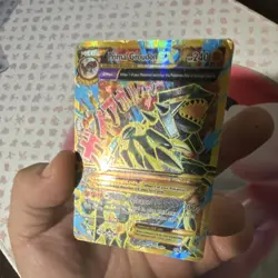 Pokemon Primal Groudon EX 97/98 XY Ancient Ultra Rare Full Art Holo - Image 2