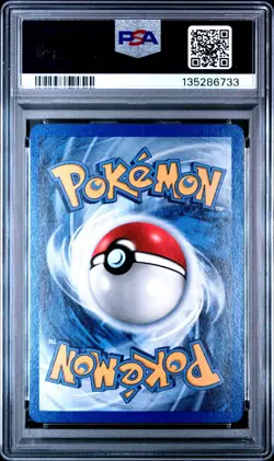 2001 WOTC POKEMON 3 MOVIE BLACK STAR PROMO ENTEI #34 REVERSE HOLO FOIL PSA 8 A - Image 2