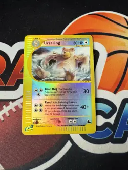 Ursaring 110/144 Skyridge Pokemon Card e-Series Reverse Holo Foil Rare DMG - Image 1