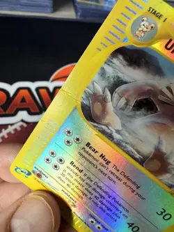 Ursaring 110/144 Skyridge Pokemon Card e-Series Reverse Holo Foil Rare DMG - Image 2