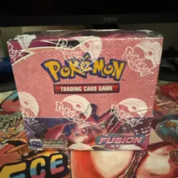 Pokemon TCG SW&SH Fusion Strike Booster Box 36 Packs In Acrylic Case, New Sealed - Image 2