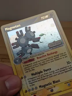 2006 Magneton Reverse Holo Stamped Rare EX Legend Maker NM+ CLEAN HOLO 22/92 - Image 3