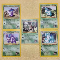 Pokemon TCG Gym Challenge Giovanni's Nidoran, Nidoran, Nidorina, Nidorino Pinsir - Image 1
