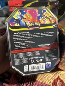 Mega Charizard X and Y Tins Sealed 2026 Set of 2 Pokemon TCG Phantasmal Flames - Image 3