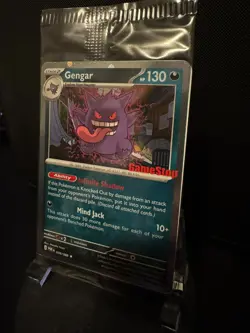 GREAT CENTERING Pokemon Gengar GameStop Promo 050/088 Stamped English Sealed - Image 2