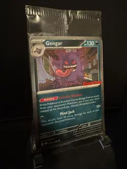 GREAT CENTERING Pokemon Gengar GameStop Promo 050/088 Stamped English Sealed - Image 3