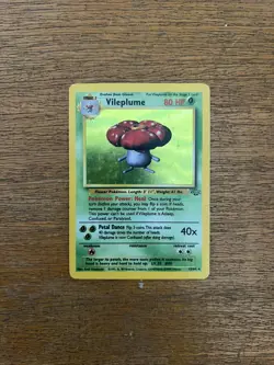 Pokemon TCG Vileplume Jungle 31/64 Holo Rare -EXC- BONUS gloom + oddish - Image 2