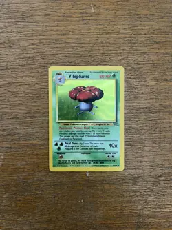 Pokemon TCG Vileplume Jungle 31/64 Holo Rare -EXC- BONUS gloom + oddish - Image 3