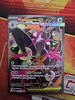Pokemon Mega Lopunny ex SIR 128/094 Me02: Phantasmal Flames Holo - Image 1
