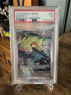 2023 POKEMON SVP PARADOX RIFT ELITE TRAINER BOX SCREAM TAIL PSA 7 - Image 1